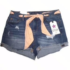 NWT Bandana Belted Denim Shorts | Sz 11